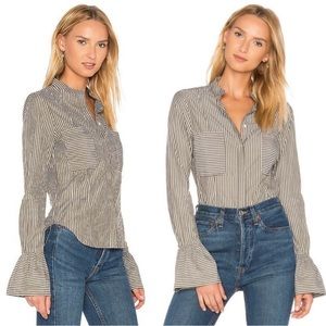 Frame Denim Womens Shirt Size L